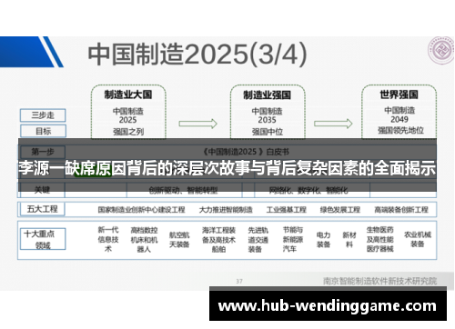 李源一缺席原因背后的深层次故事与背后复杂因素的全面揭示 李源一缺席原因背后的深层次故事与背后复杂因素的全面揭示